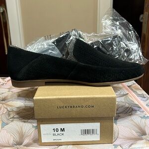Never worn ~ black slip on loafers